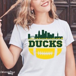 Oregon Skyline Football Team School Spirit Pride White T-shirt